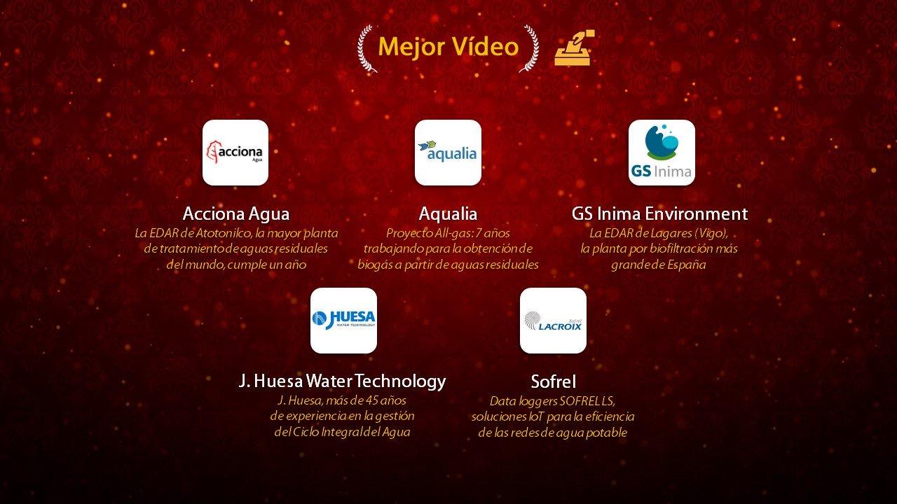 J. Huesa Water Technology nominada al mejor video del sector del agua en los #PremiosiAgua