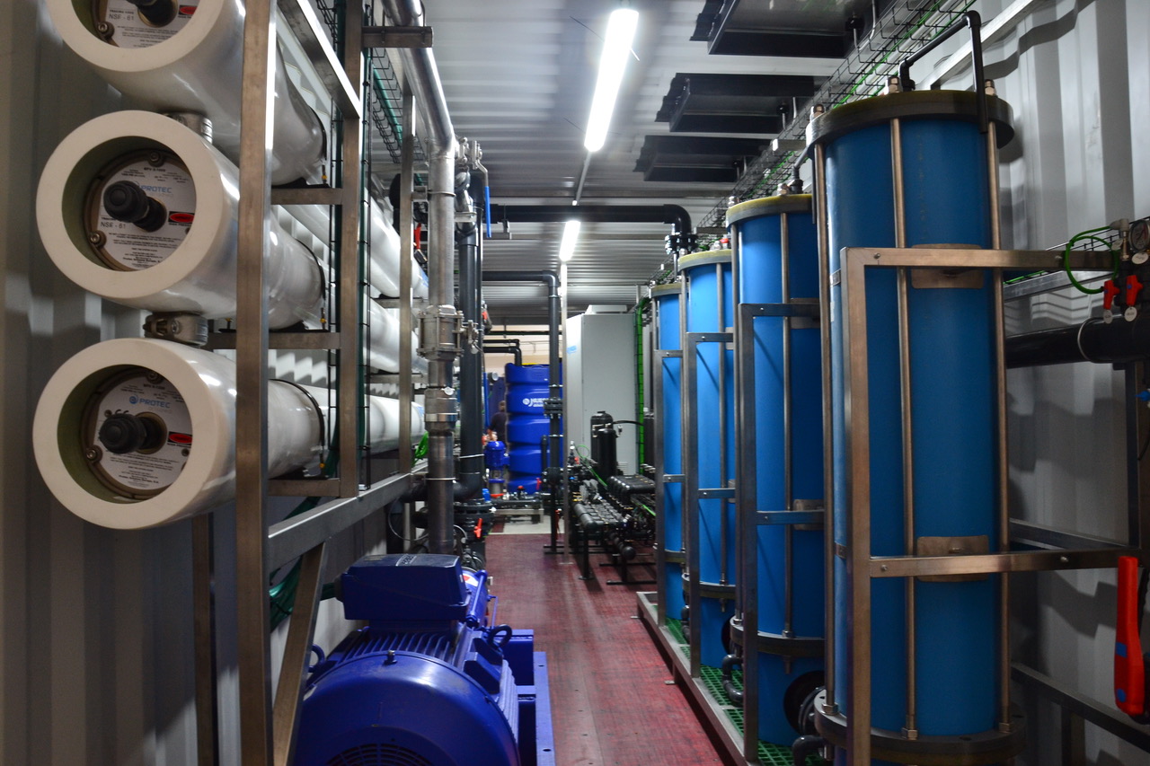 Effluent treatment plant in the petrochemical industry