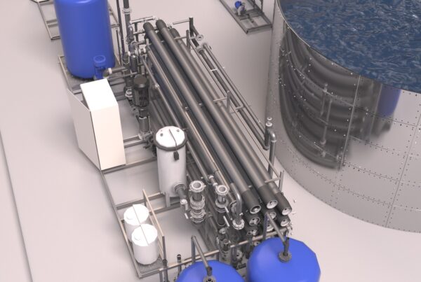 Equipo técnico de J. Huesa Water Technology liderando proyectos de tratamiento de agua industrial sostenible