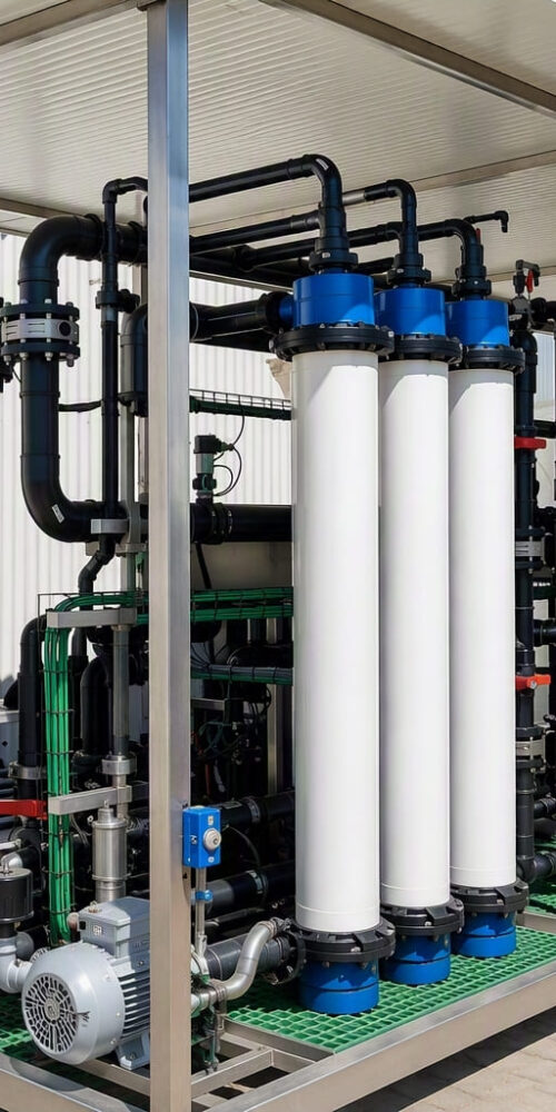 Tratamiento de agua de mar para el cultivo de microalgas